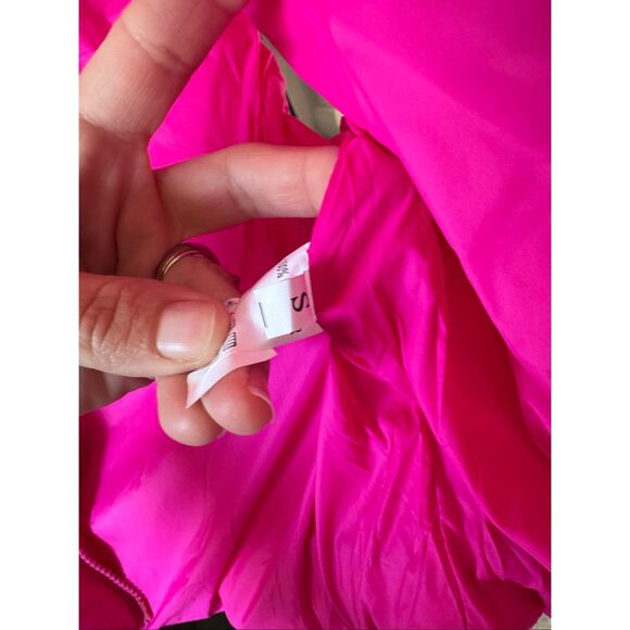 Le Surf Pink Puffer Vest Size Small - Picture 4 of 8